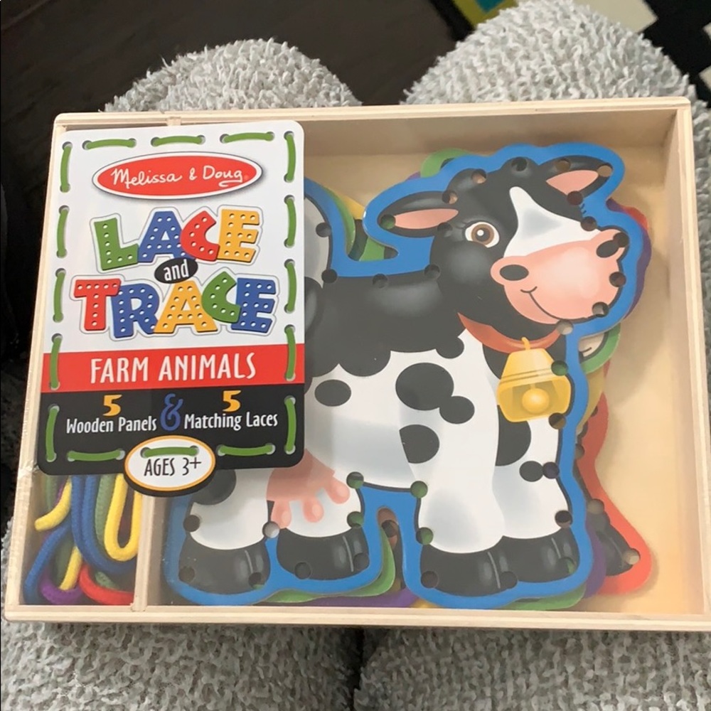 Melissa and Doug Lace and Trace Farm Animals